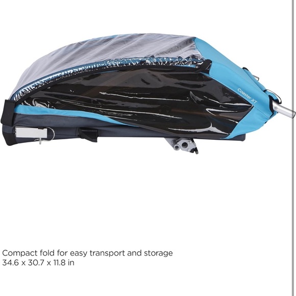 Thule Coaster XT 2 Seat Bicycle Trailer & Stroller - Picture 7 of 8